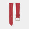 Red Saffiano Leather Paddle Watch Strap