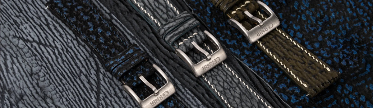 Shark Leather Watch Straps