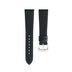 Black Saffiano Leather Slim Watch Strap