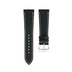 Black Epsom Leather Watch Strap - Slim - Cream Stitch