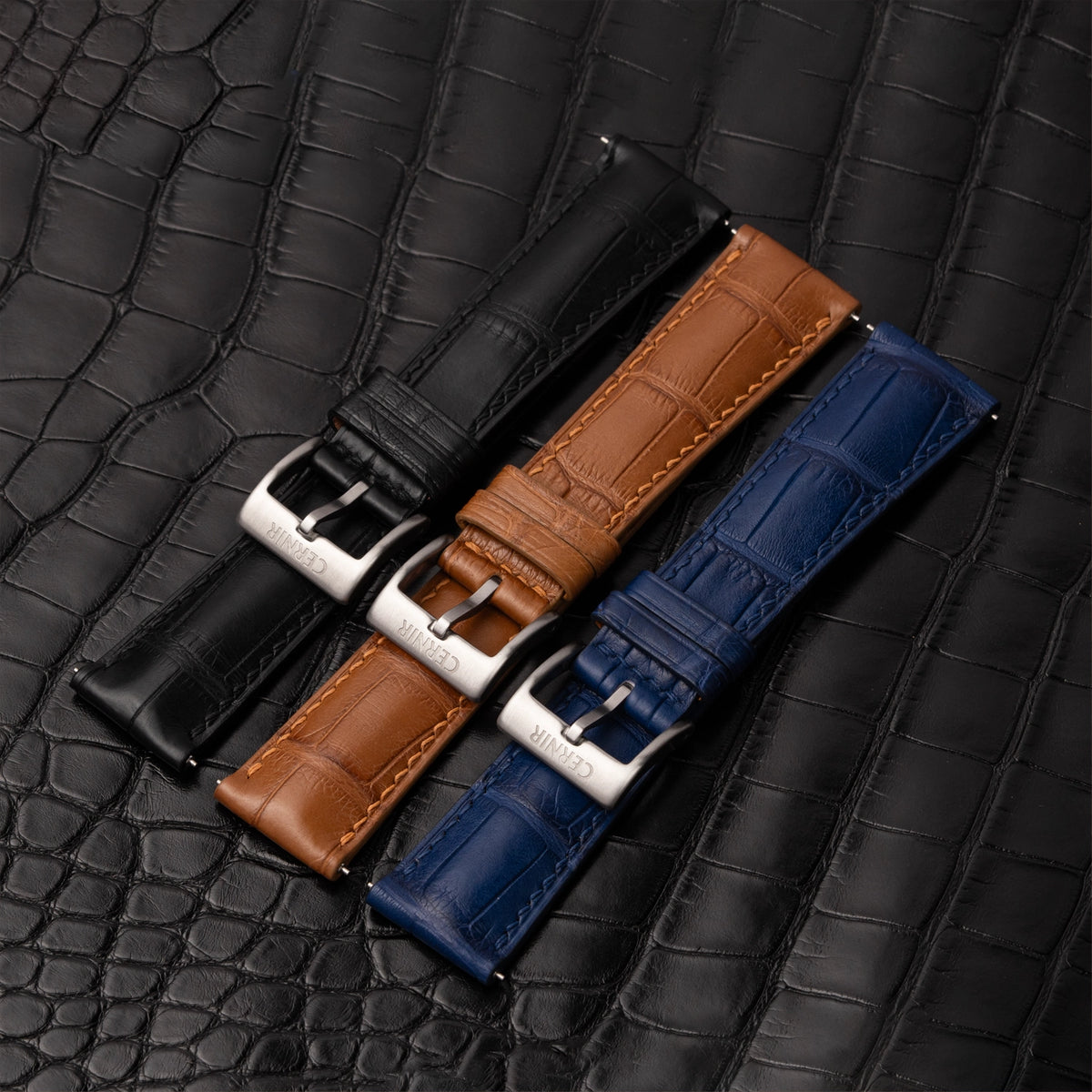 Alligator watch straps by Cernir