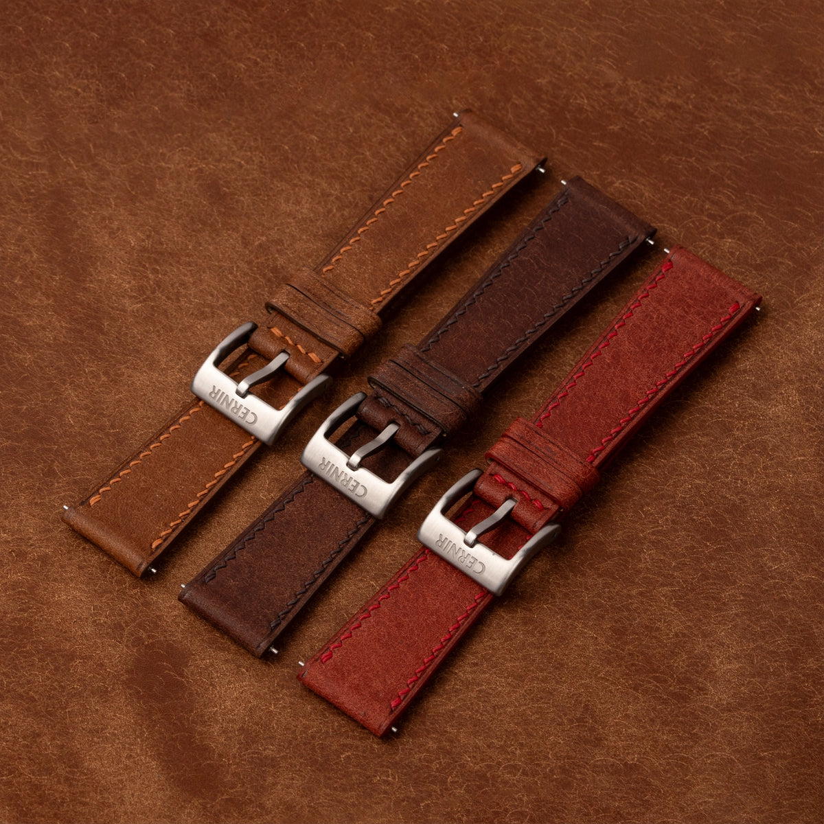 Pueblo Leather watch straps by Cernir