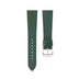 Forest Green Saffiano Leather Slim Watch Strap