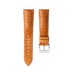 Golden Brown Ostrich Leather Padded Watch Strap