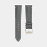Grey Saffiano Leather Paddle Watch Strap