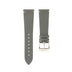 Grey Saffiano Leather Stitchless Watch Strap