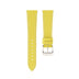 Lemon Yellow Epsom Leather Slim Watch Strap