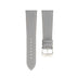 Light Grey Alran Chevre Sully Leather Slim Watch Strap
