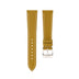 Mustard Yellow Saffiano Leather Slim Watch Strap
