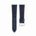 Navy Alligator Leather Slim Watch Strap