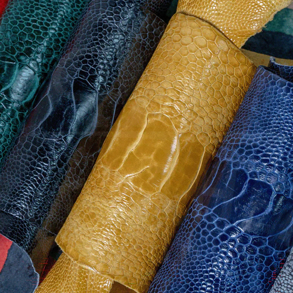 Ostrich Leg Leather