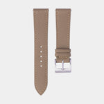 Taupe Epsom Leather Slim Watch Strap