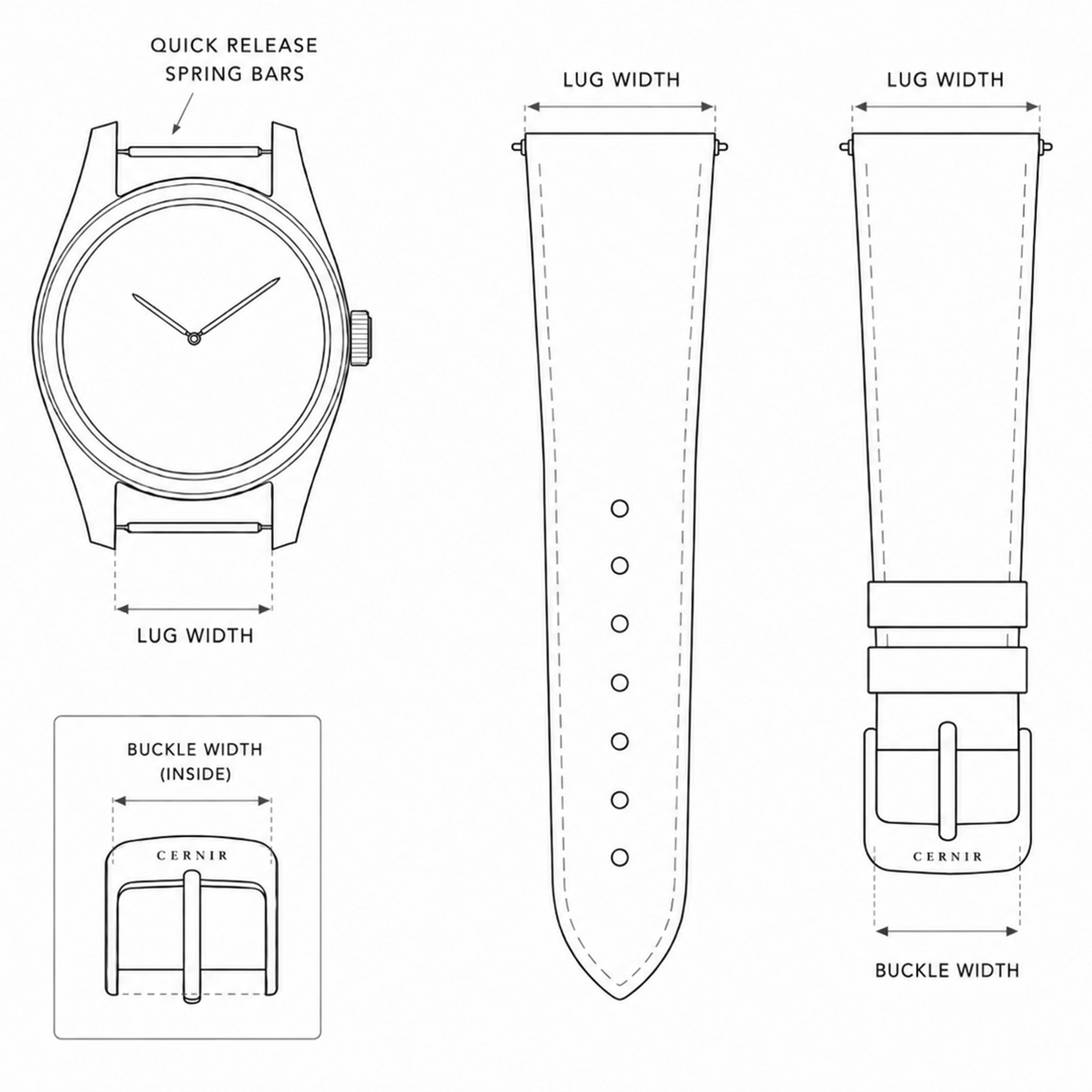 Custom Leather Watch Strap