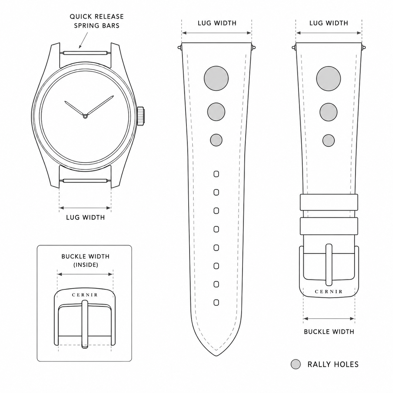 Custom Leather Watch Strap