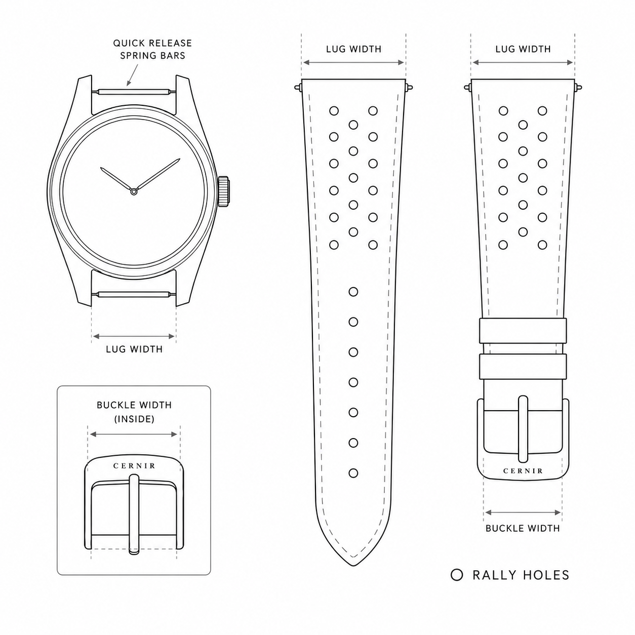 Custom Leather Watch Strap