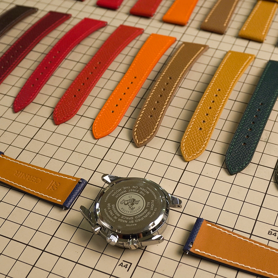 Handcrafted straps, ready for the wrist