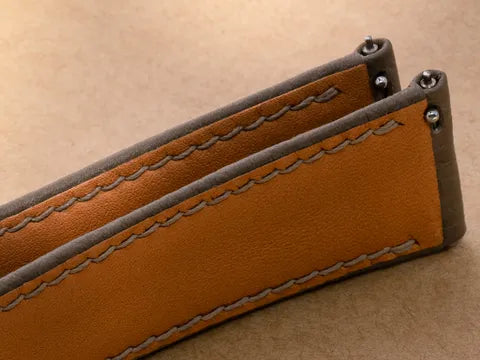 Strap with folded edges