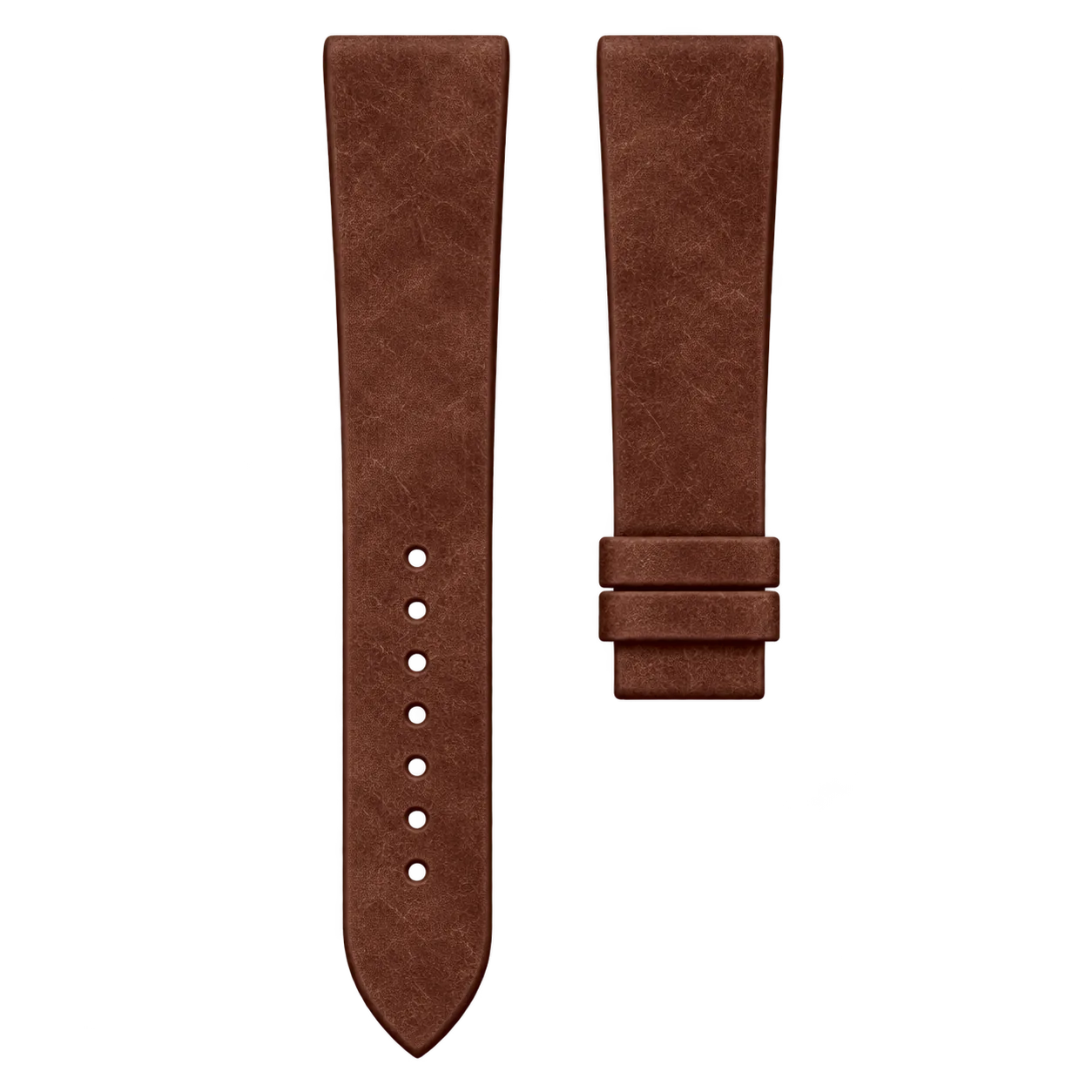 Dark brown Pueblo leather watch strap preview